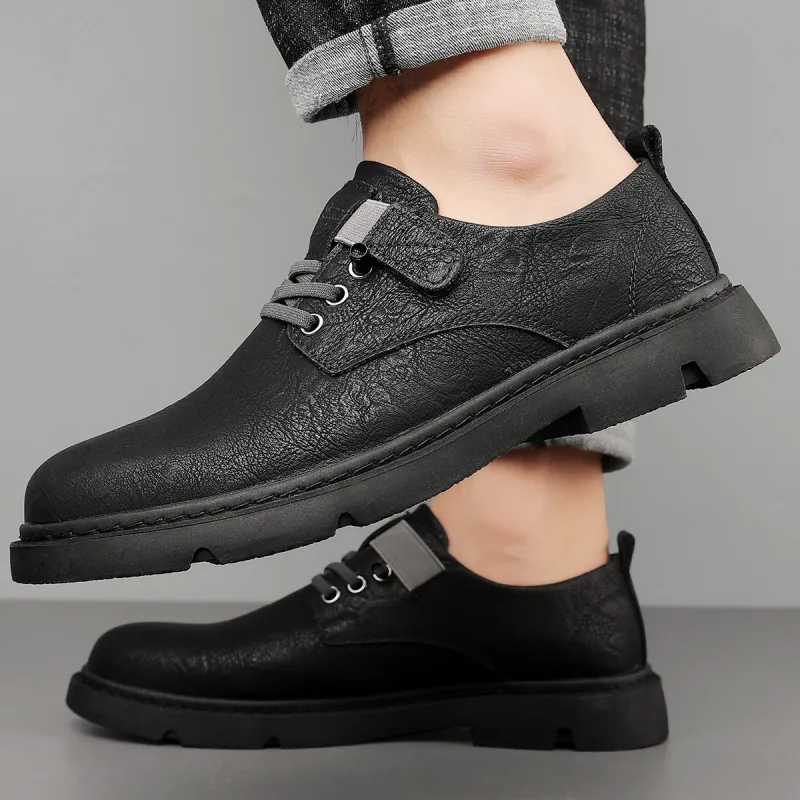 Sonno Men's Casual Shoes Men Low Top Black/Brown-1