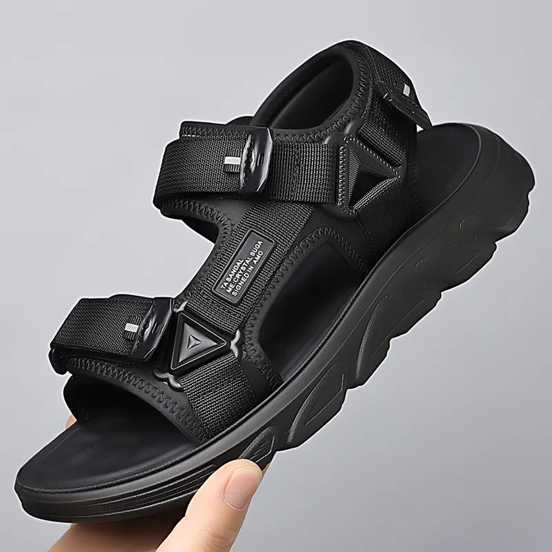 Sonno Beach Sandals Men Black/Brown-3
