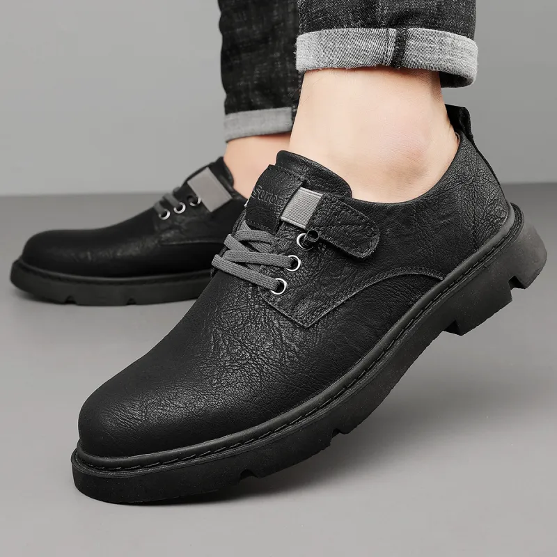 Sonno Men's Casual Shoes Men Low Top Black/Brown-3
