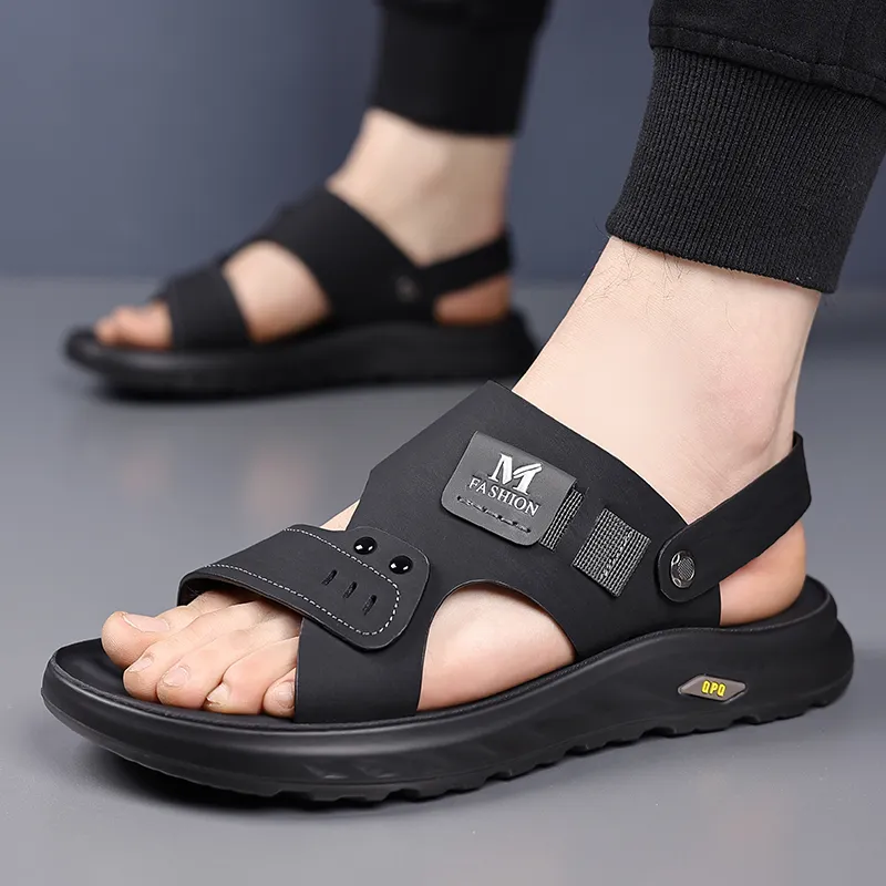 Sonno Beach Sandals Men Black/Brown-3