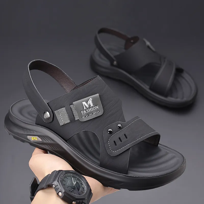 Sonno Beach Sandals Men Black/Brown-4