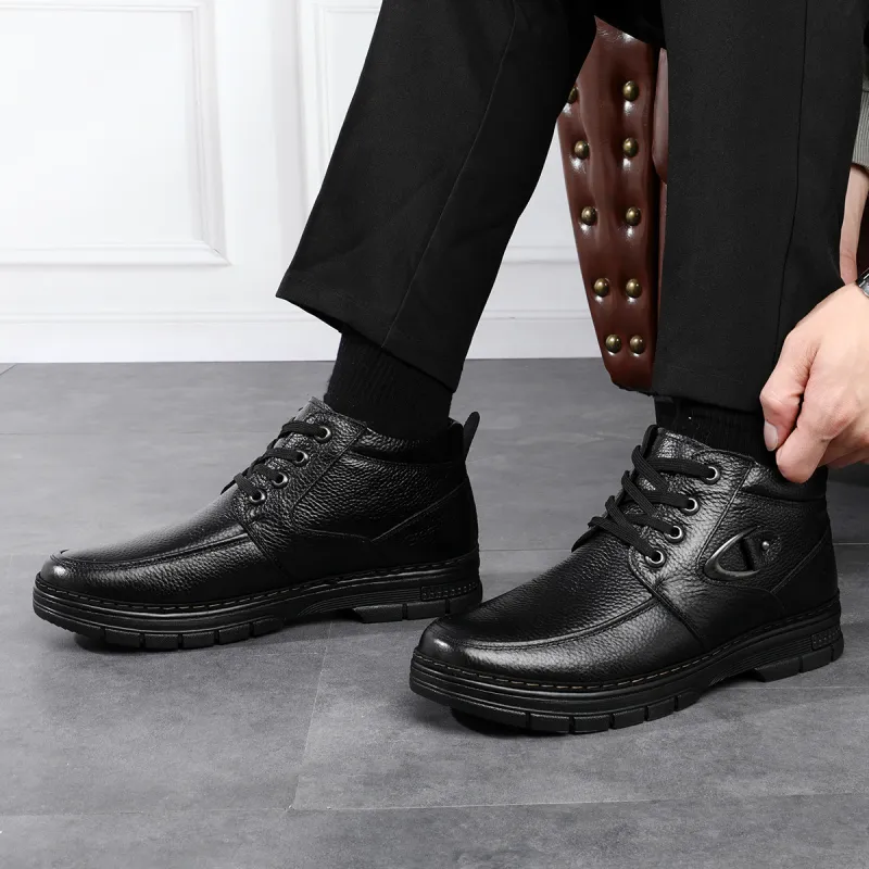 Sonno Men's Casual Shoes Men Mid Top Black-3