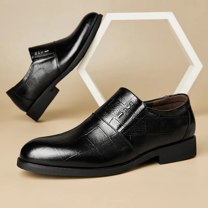 Sonno Men's Casual Shoes For Business Men's Black-3