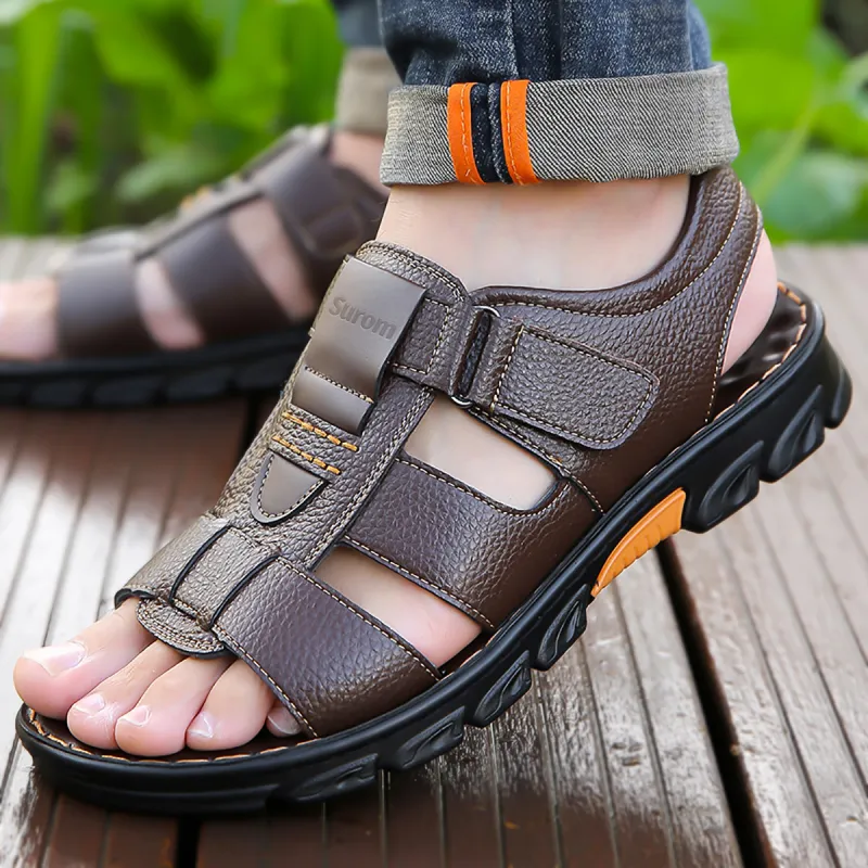 Sonno Beach Sandals Men Brown, Black-3