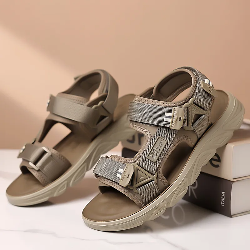 Sonno Beach Sandals Men Black/Brown-8