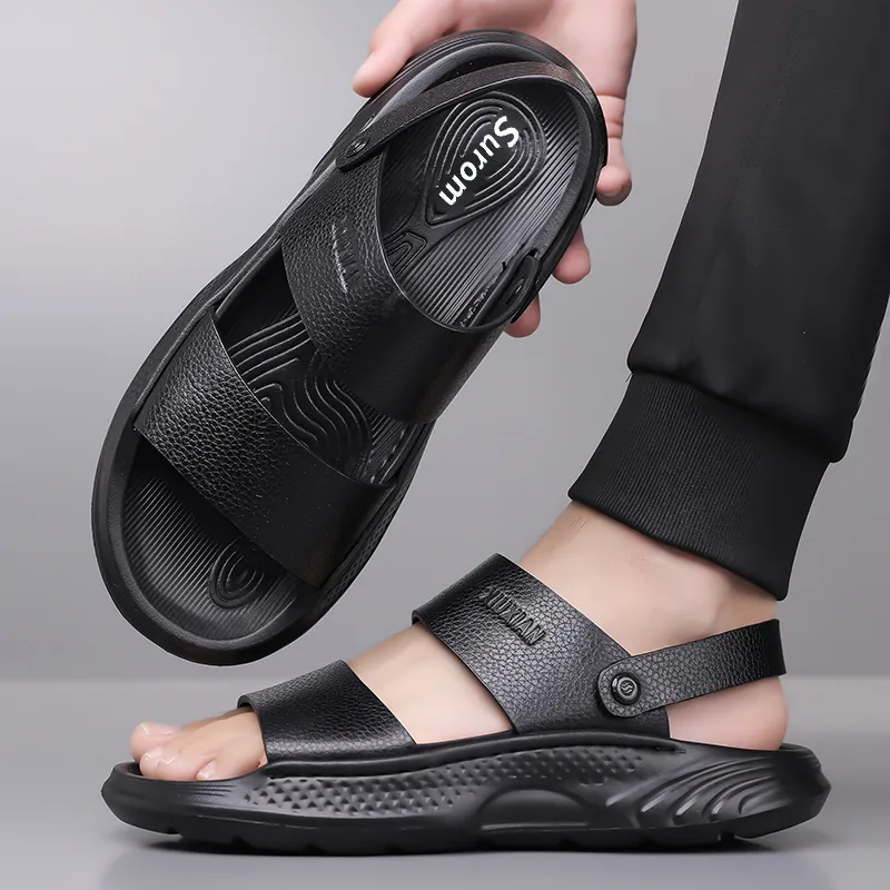 Sonno Beach Sandals Men Black/Brown-1