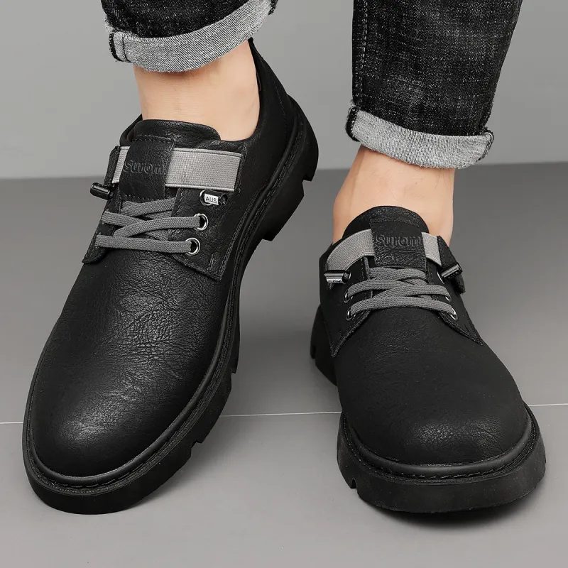 Sonno Men's Casual Shoes Men Low Top Black/Brown-2