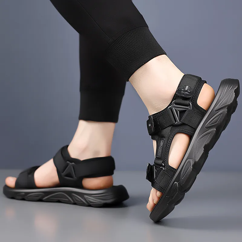 Sonno Beach Sandals Men Black/Brown-4