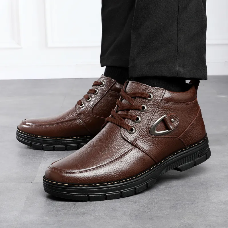 Sonno Men's Casual Shoes Men Mid Top Black-5