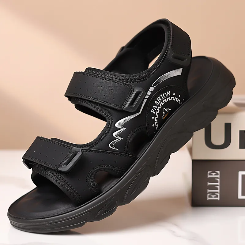 Sonno Beach Sandals Men Black/Jasper-1