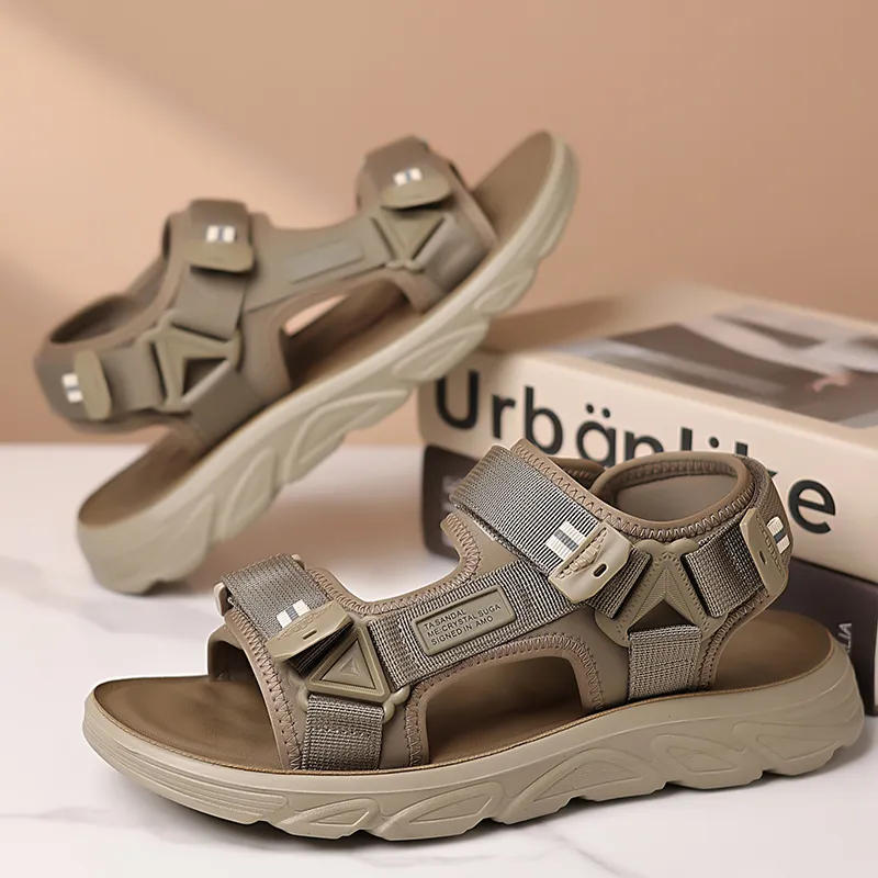 Sonno Beach Sandals Men Black/Brown-7