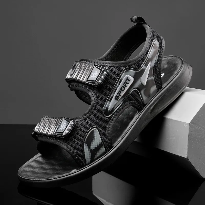 Sonno Beach Sandals Men's Black-3