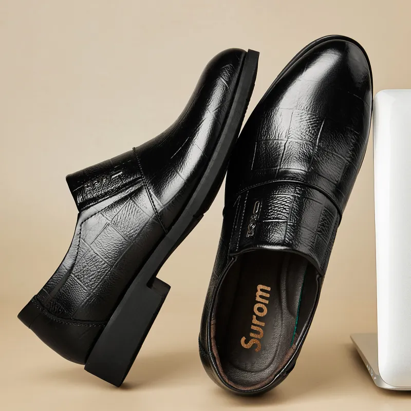 Sonno Men's Casual Shoes For Business Men's Black-2