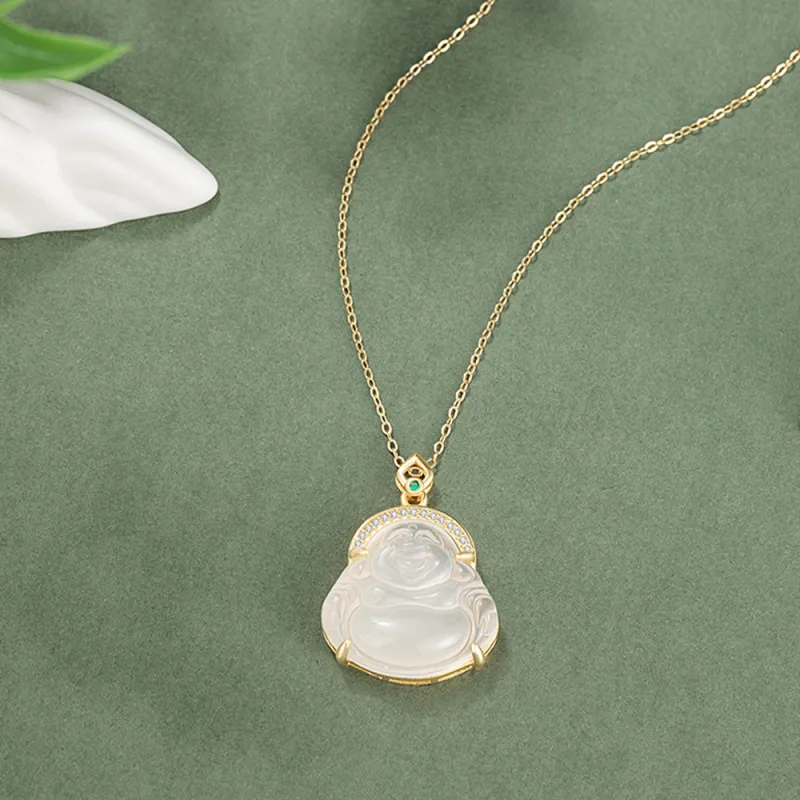 Suddenly Lucky Chalcedony Necklaces Women's-4