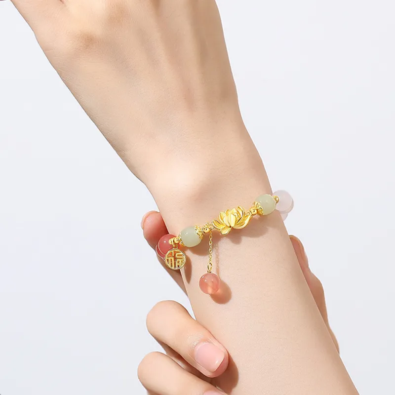 Suddenly Lucky Agate Bracelets Women's-2