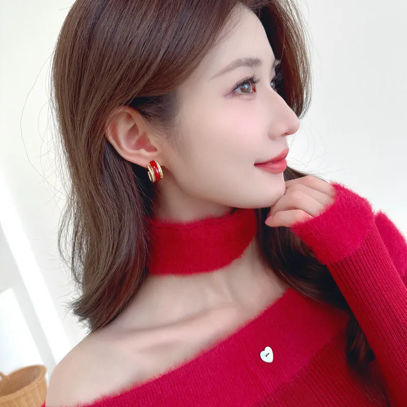 Suddenly Lucky Alloy Earrings Women's-7