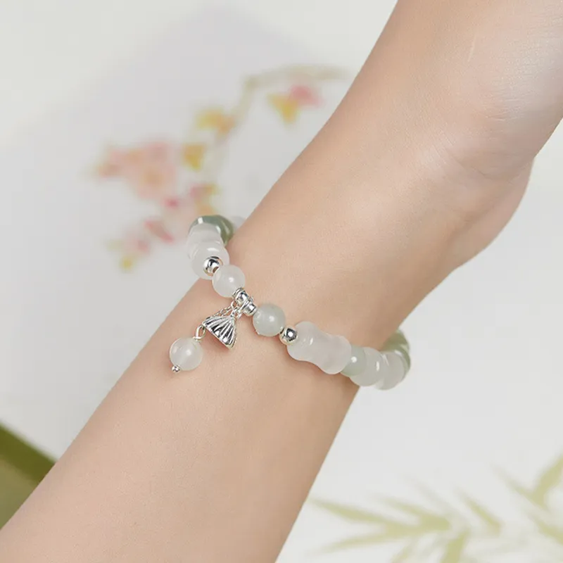 Suddenly Lucky Chalcedony Bracelets Women's-6