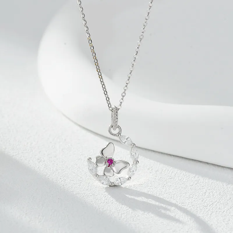 Suddenly Lucky S925 Silver Necklaces Women's-4
