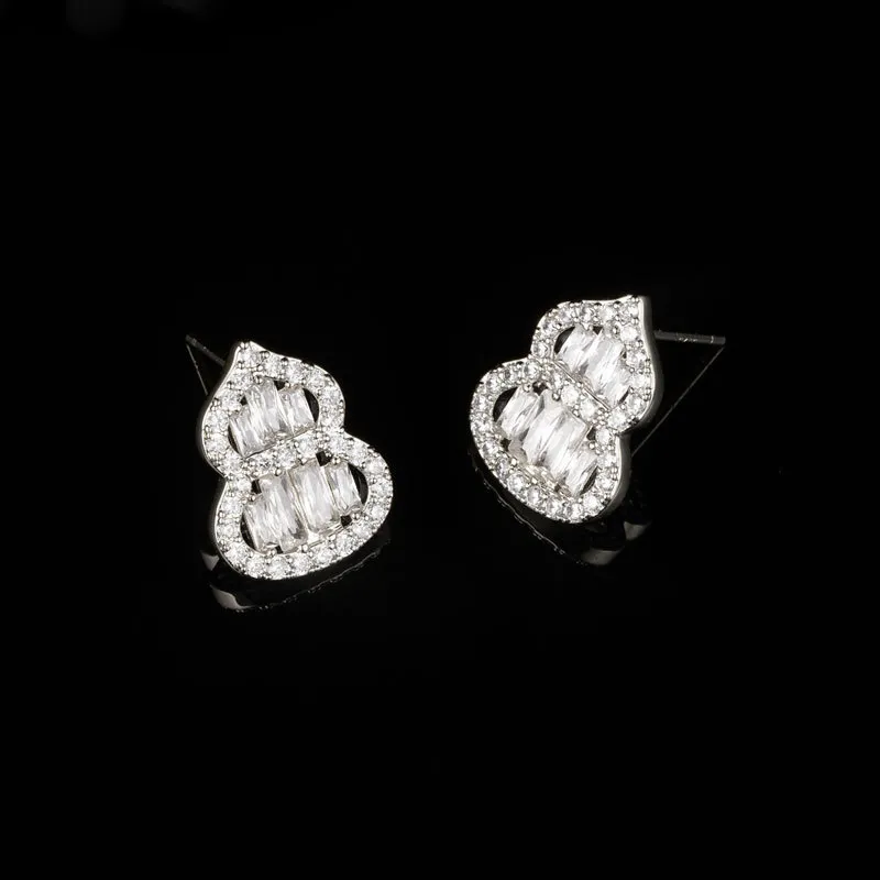Suddenly Lucky Alloy Stud Earrings Women's-3