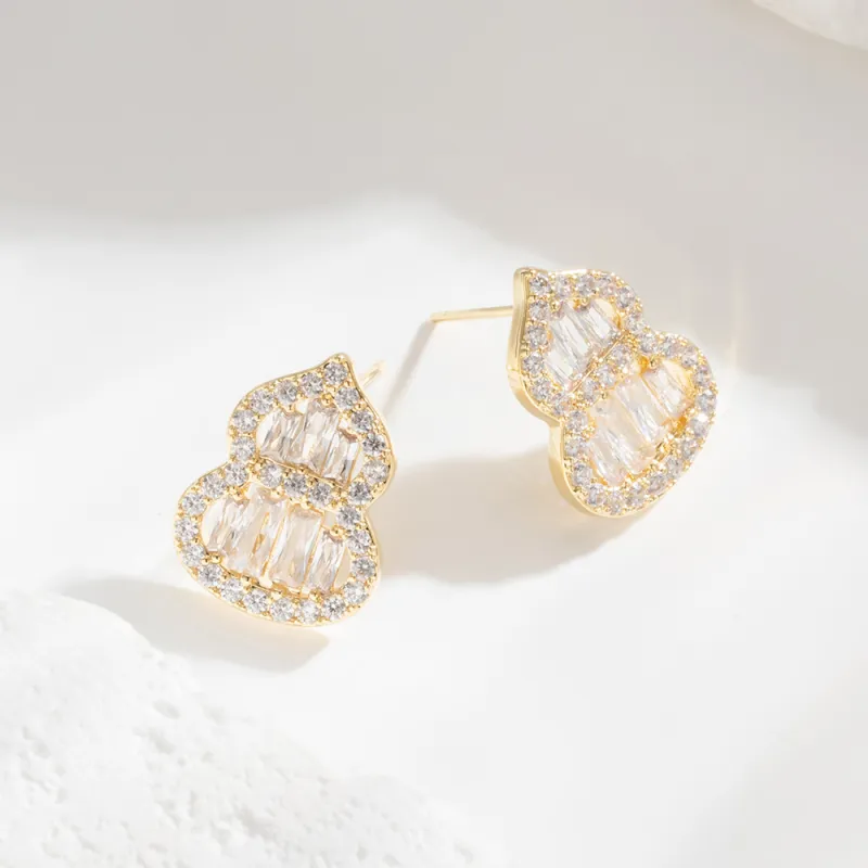 Suddenly Lucky Alloy Stud Earrings Women's-4
