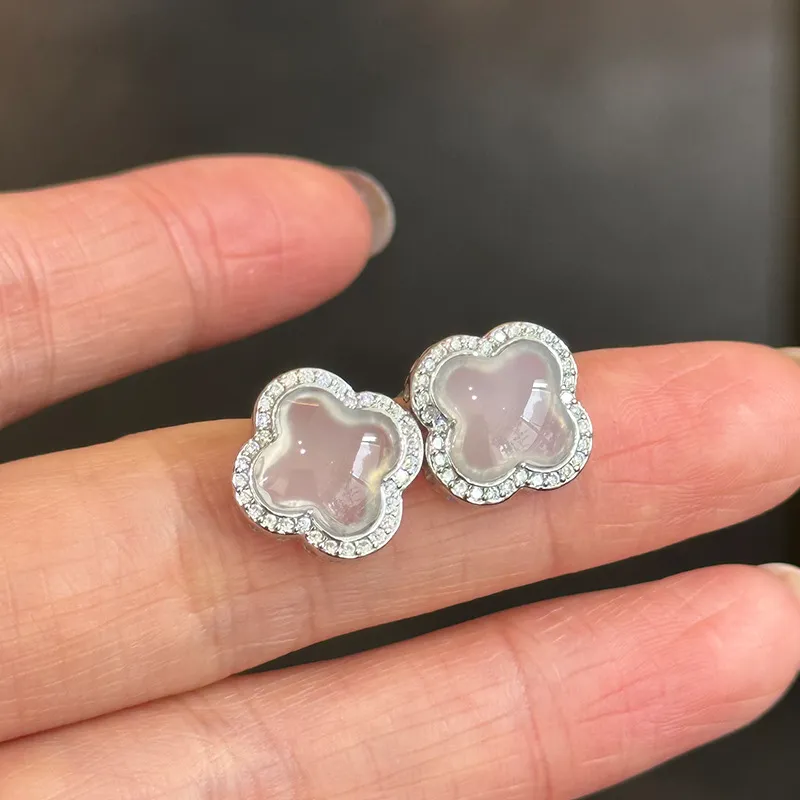 Suddenly Lucky Chalcedony Earrings Women's-4