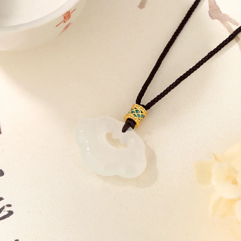 Suddenly Lucky Chalcedony Necklaces Women's-4