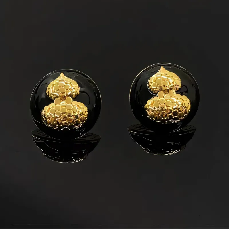 Suddenly Lucky Alloy Stud Earrings Women's-4
