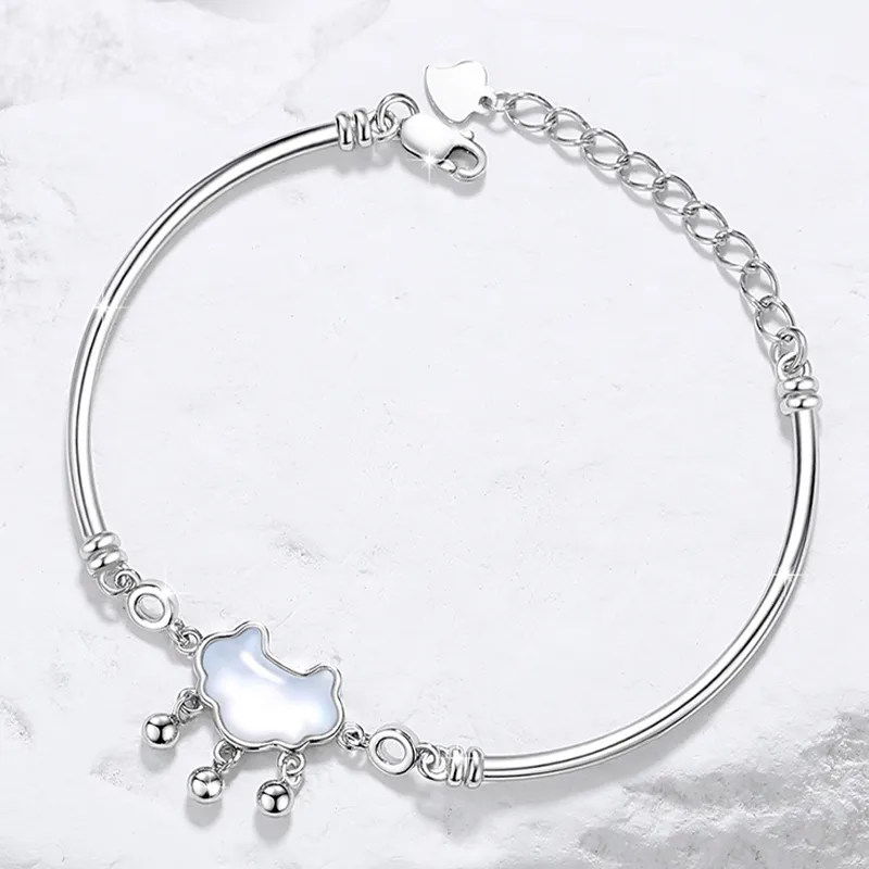 Suddenly Lucky S925 Silver Fritillary Bracelets Women's-2
