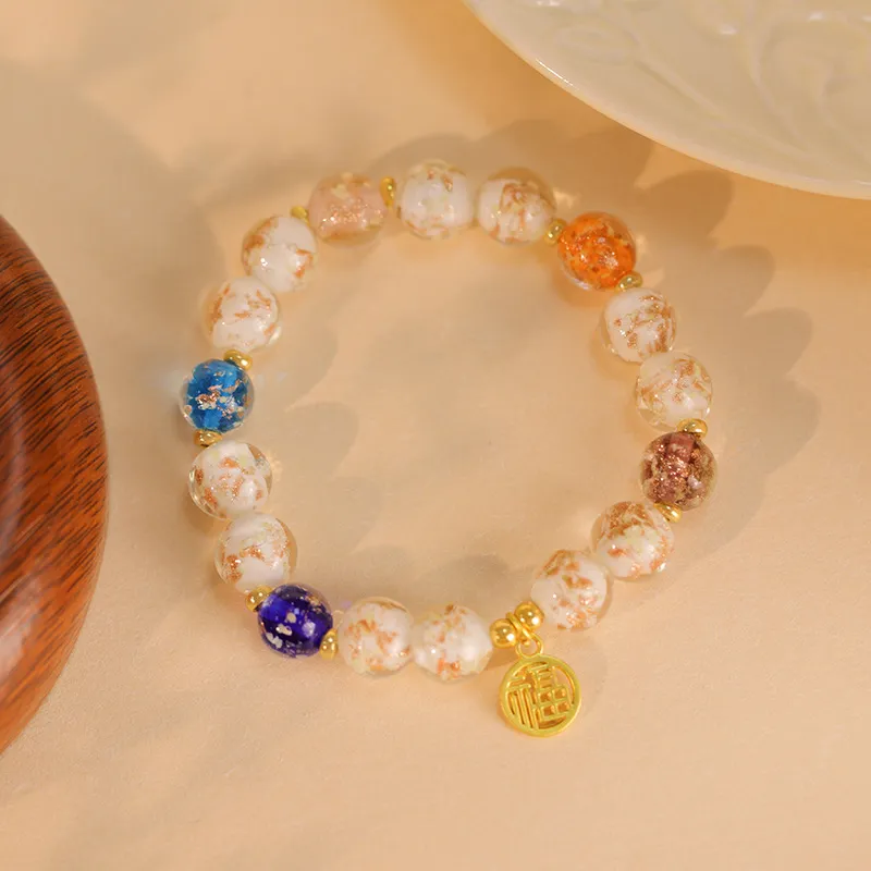 Suddenly Lucky Colored Glaze Bracelets Women's-2
