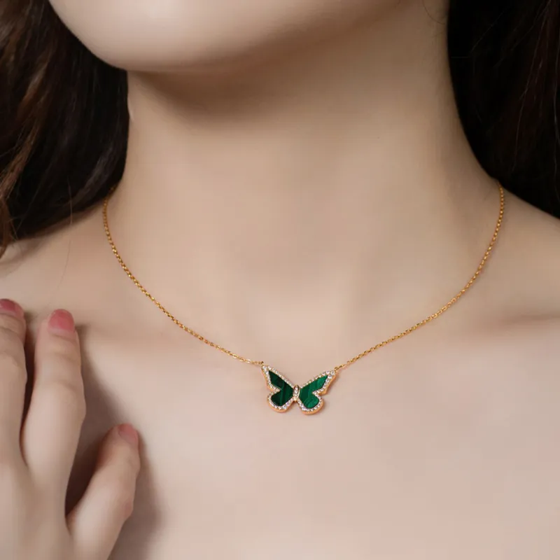 Suddenly Lucky S925 Silver Jade Necklaces Women's Agate-1