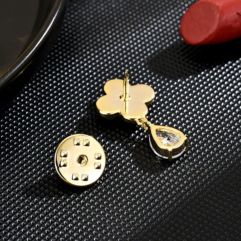 Suddenly Lucky Alloy Brooches Women's Blue-5