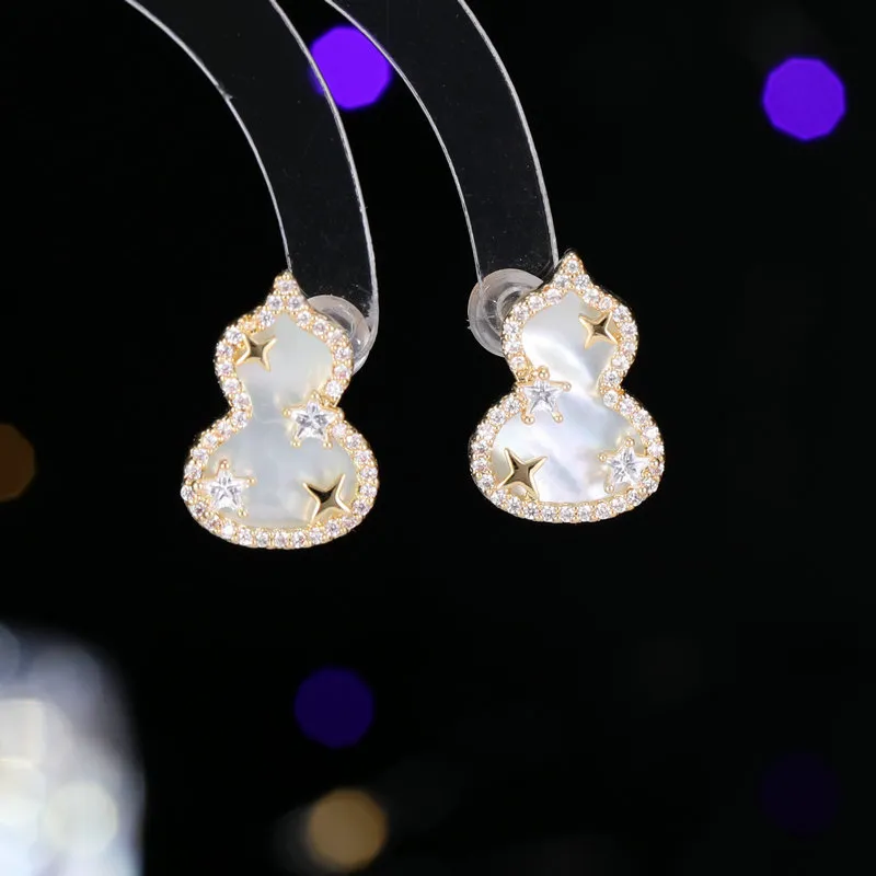 Suddenly Lucky Alloy Stud Earrings Women's-3