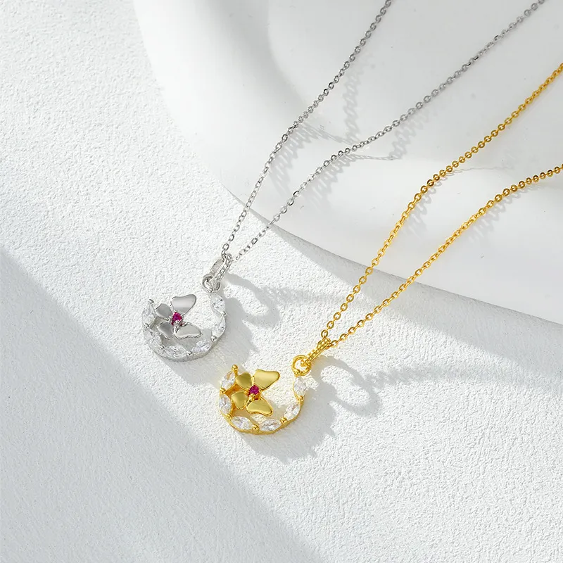 Suddenly Lucky S925 Silver Necklaces Women's-3