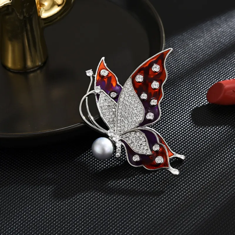 Suddenly Lucky Synthetic Cubic Zirconia Brooches Women's-4