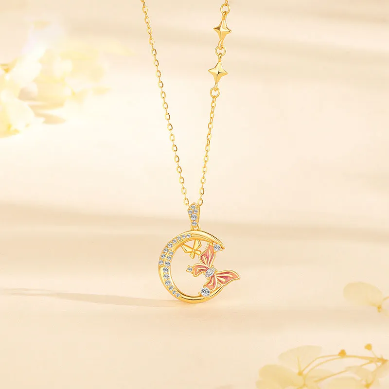 Suddenly Lucky S925 Silver Necklaces Women's-3