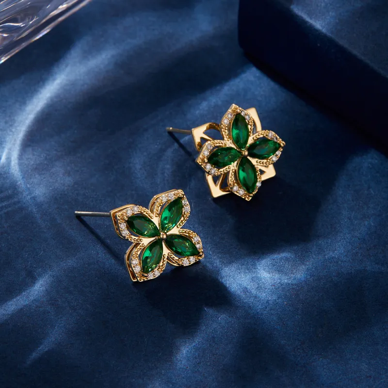 Suddenly Lucky Alloy Stud Earrings Women's-2
