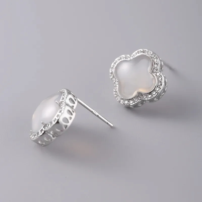 Suddenly Lucky Chalcedony Earrings Women's-3