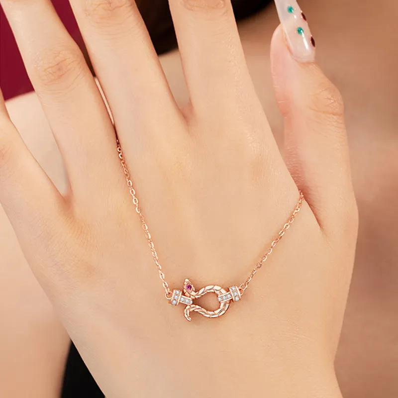 Suddenly Lucky 925 Sterling Silver Necklaces Women's-2