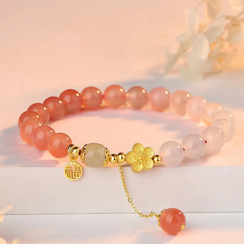 Suddenly Lucky Agate Bracelets Women's-5