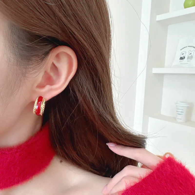 Suddenly Lucky Alloy Earrings Women's-2