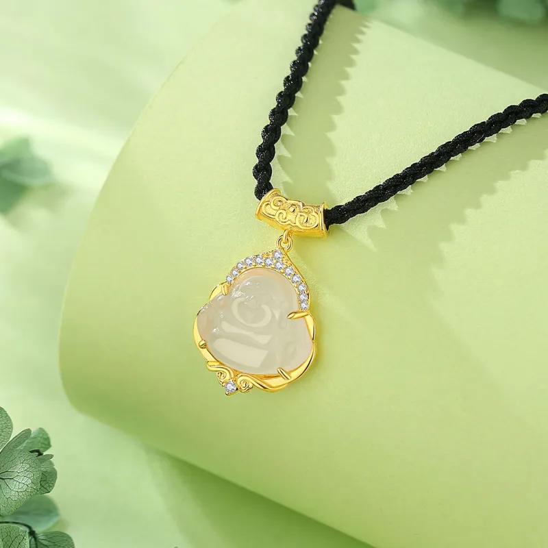 Suddenly Lucky Chalcedony Necklaces Women's-4