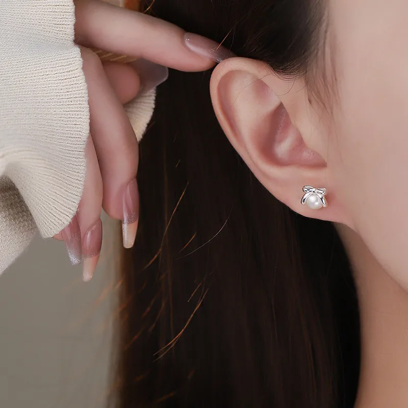 Suddenly Lucky 925 Sterling Silver Stud Earrings Women's-2
