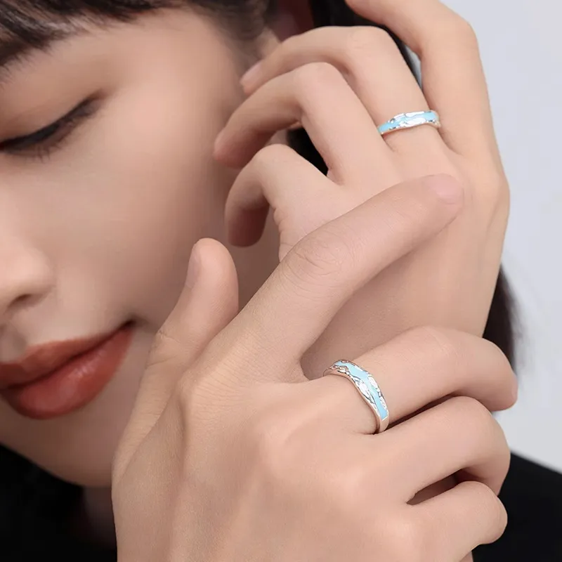 Suddenly Lucky S999 Fine Silver Rings Unisex-3