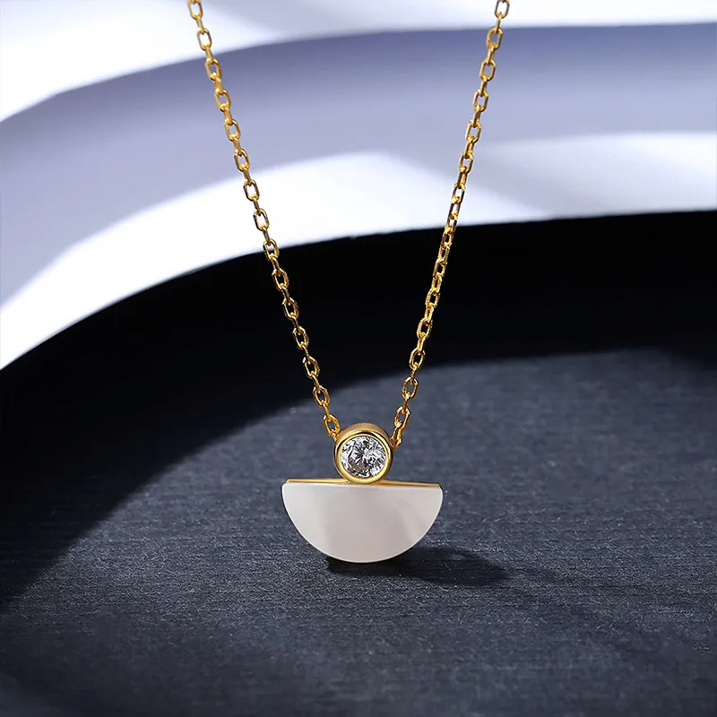 Suddenly Lucky 925 Sterling Silver Necklaces Women's-4