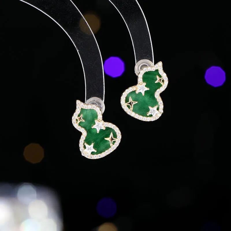 Suddenly Lucky Alloy Stud Earrings Women's-6