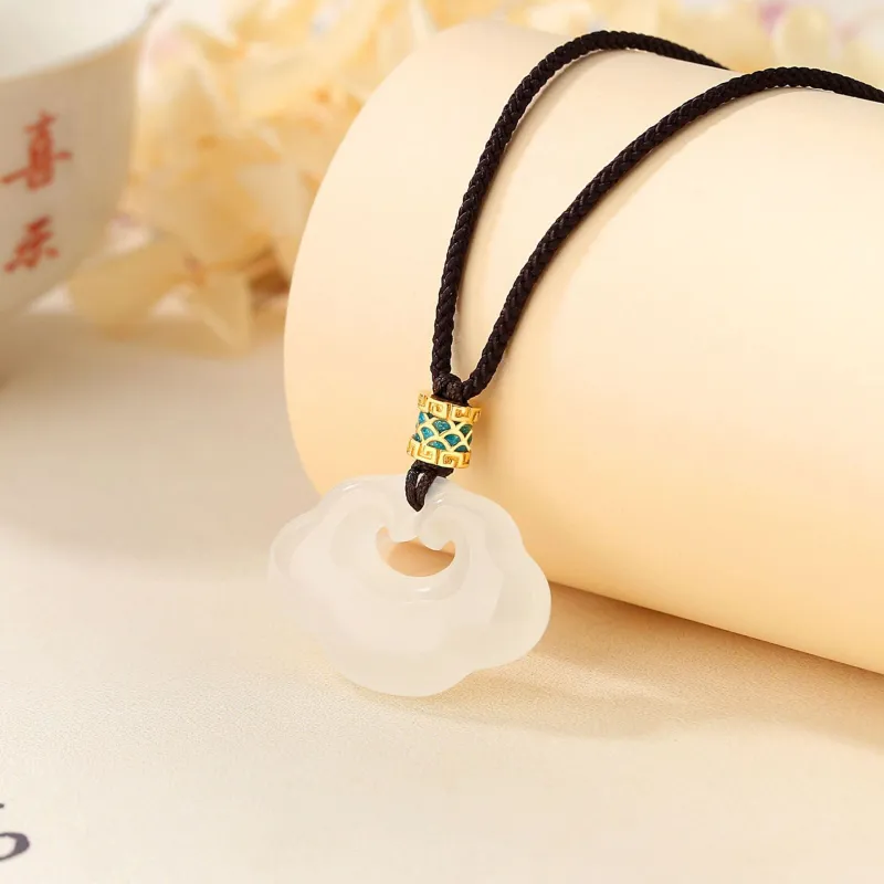 Suddenly Lucky Chalcedony Necklaces Women's-3
