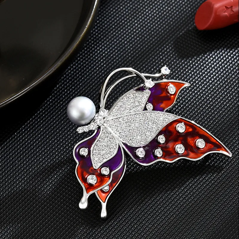 Suddenly Lucky Synthetic Cubic Zirconia Brooches Women's-3