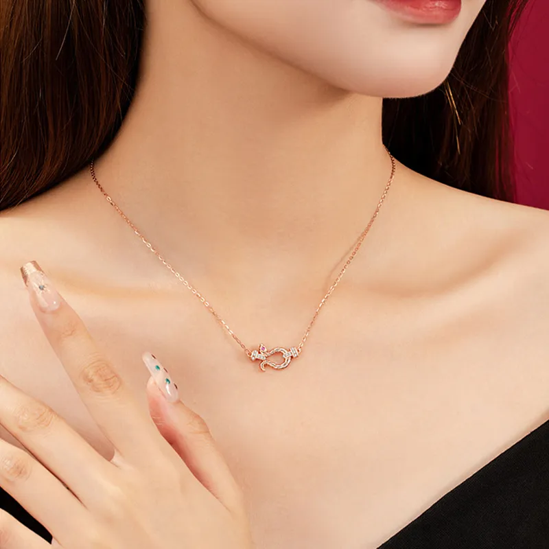 Suddenly Lucky 925 Sterling Silver Necklaces Women's-1