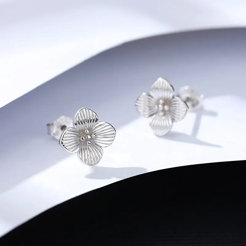 Suddenly Lucky 925 Sterling Silver Stud Earrings Women's-2