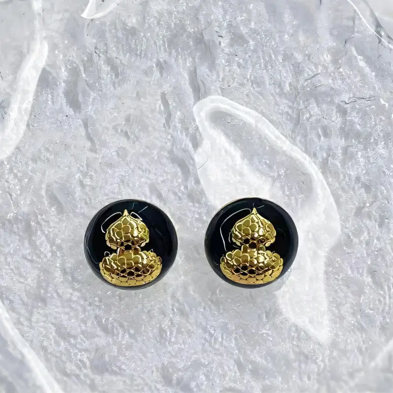 Suddenly Lucky Alloy Stud Earrings Women's-1